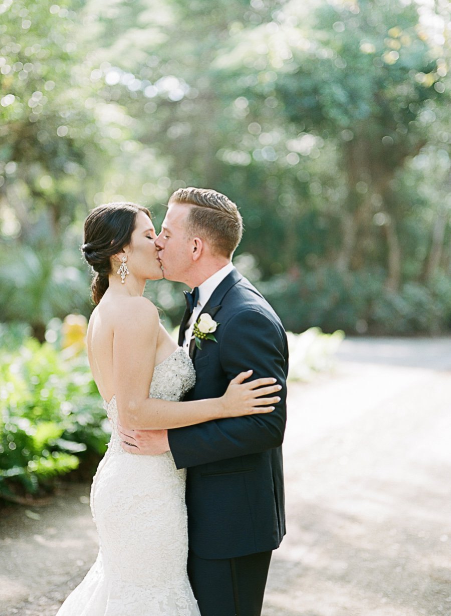 A Classic Blush & Silver Outdoor Miami Wedding via TheELD.com