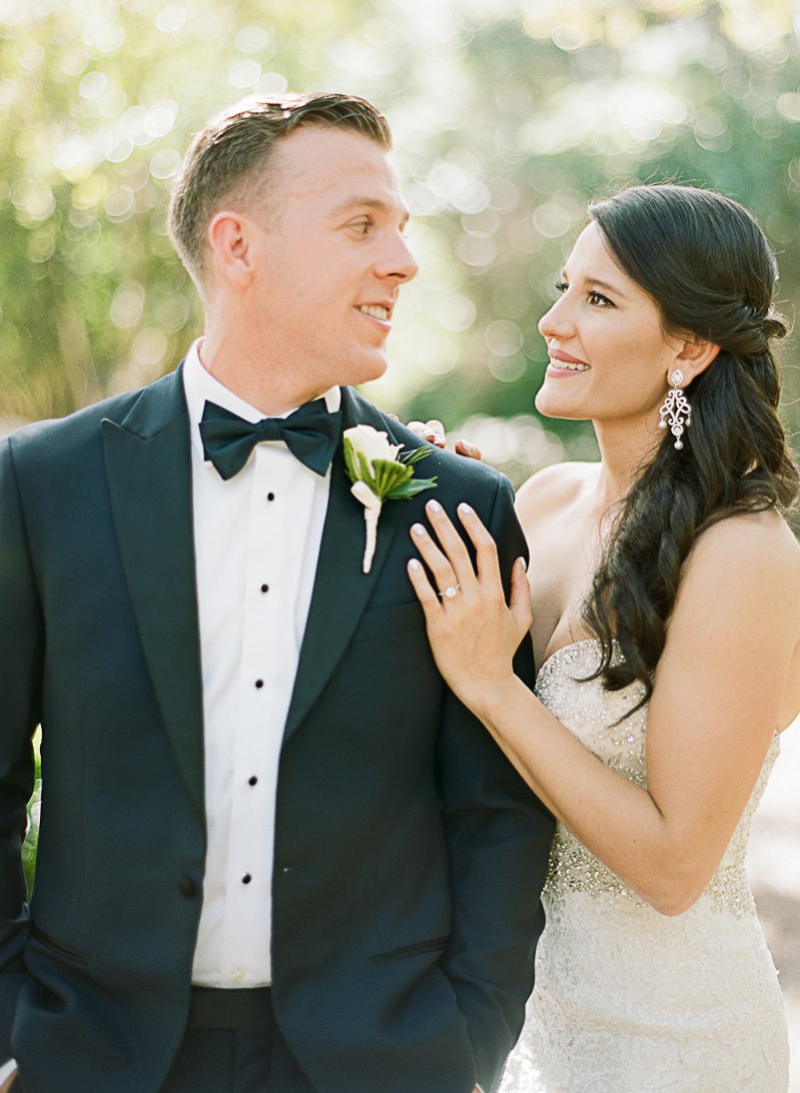 A Classic Blush & Silver Outdoor Miami Wedding via TheELD.com