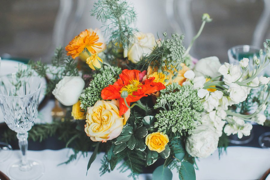 Modern Bold & Bright Southern Inspired Wedding Ideas via TheELD.com