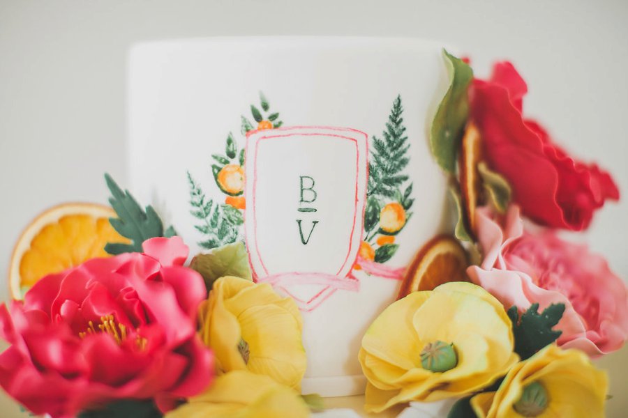 Modern Bold & Bright Southern Inspired Wedding Ideas via TheELD.com