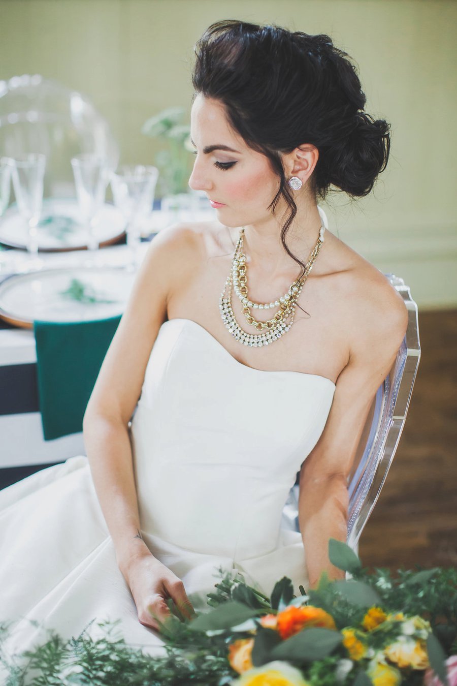 Modern Bold & Bright Southern Inspired Wedding Ideas via TheELD.com