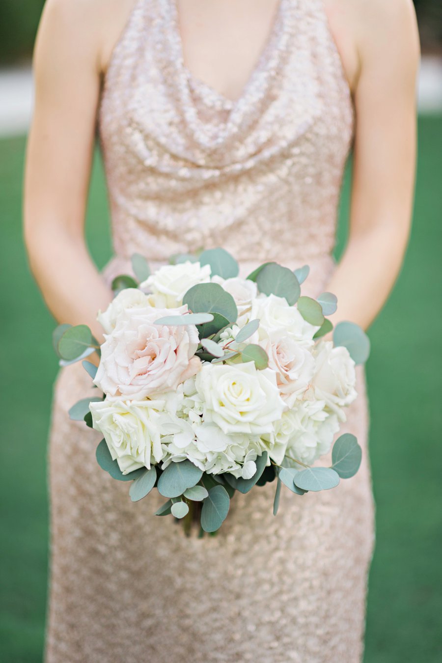 An Elegant Pink & Champagne Florida Wedding via TheELD.com