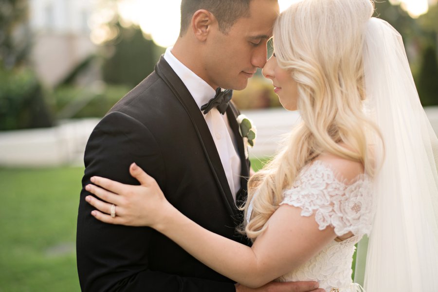 An Elegant Pink & Champagne Florida Wedding via TheELD.com