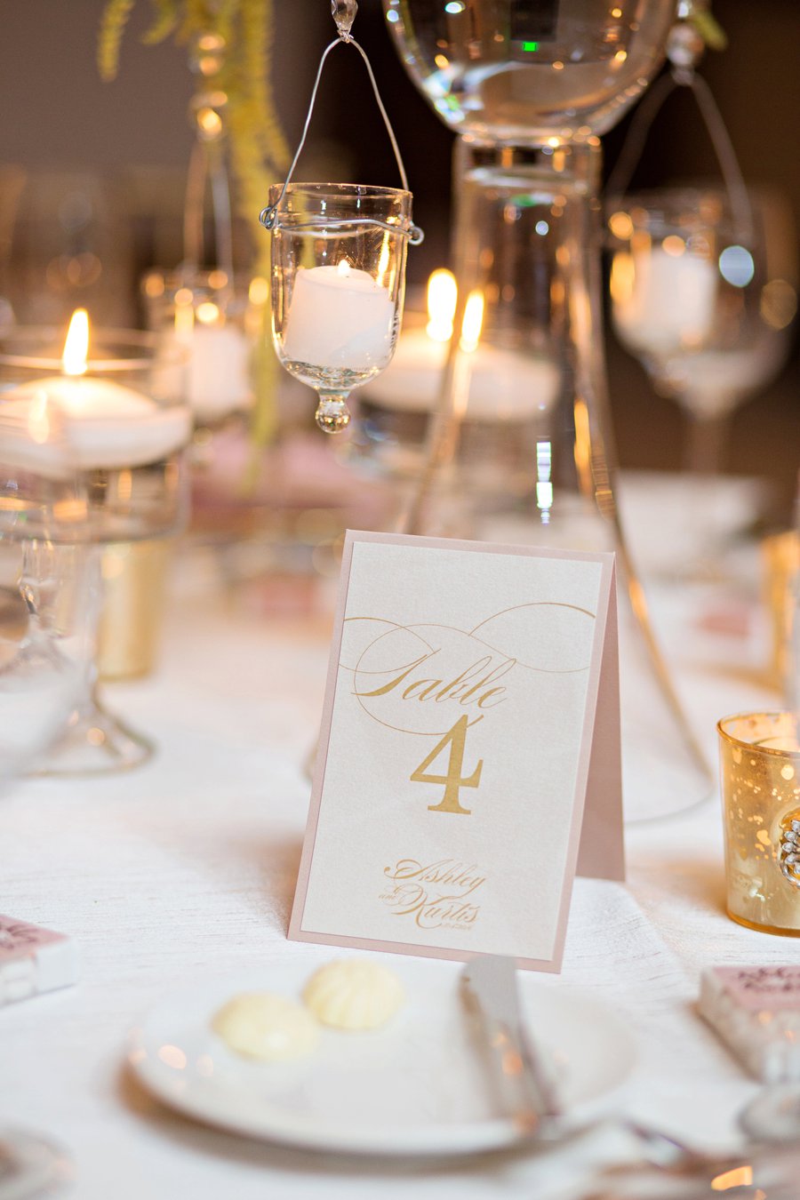 An Elegant Pink & Champagne Florida Wedding via TheELD.com