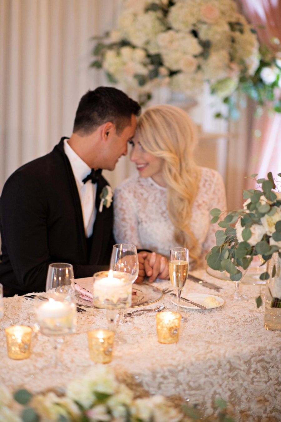 An Elegant Pink & Champagne Florida Wedding via TheELD.com