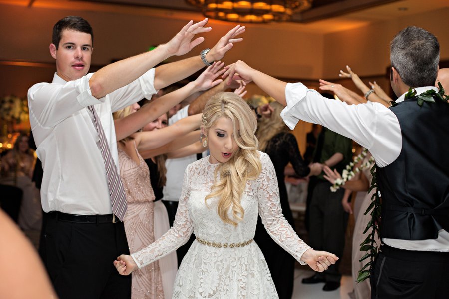 An Elegant Pink & Champagne Florida Wedding via TheELD.com