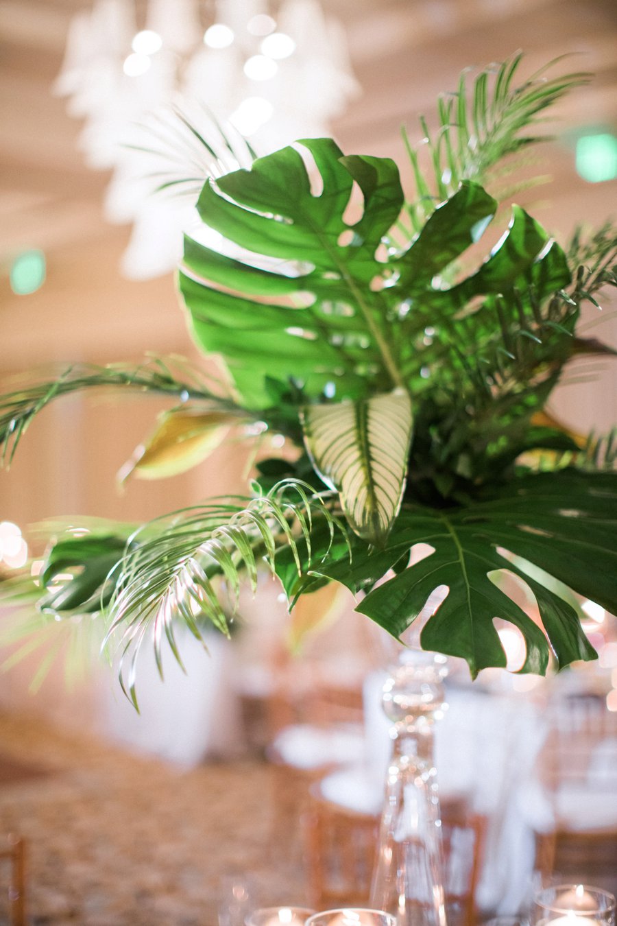 A Tropical Orange & Green Florida Destination Wedding via TheELD.com