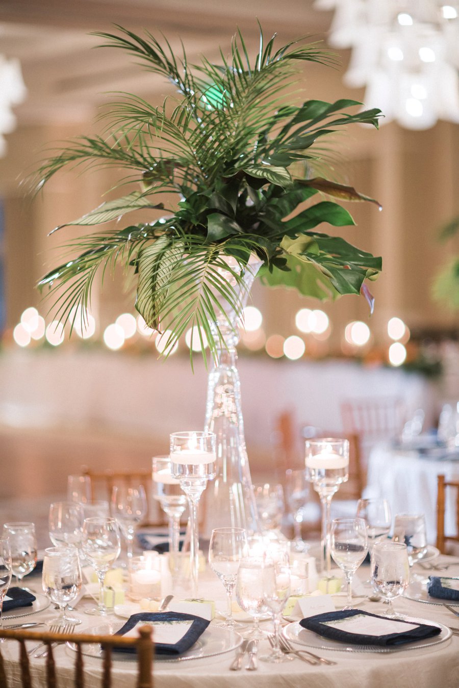 A Tropical Orange & Green Florida Destination Wedding via TheELD.com