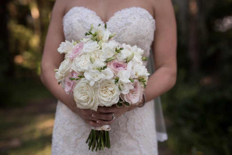 A Pink & White Classically Romantic Florida Wedding via TheELD.com