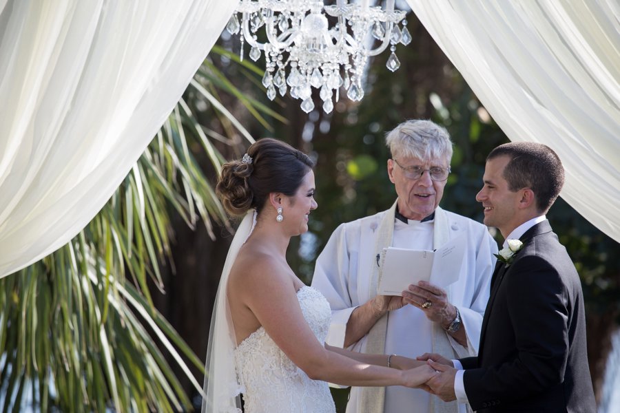 A Pink & White Classically Romantic Florida Wedding via TheELD.com