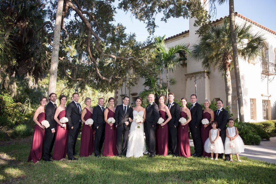 A Pink & White Classically Romantic Florida Wedding via TheELD.com