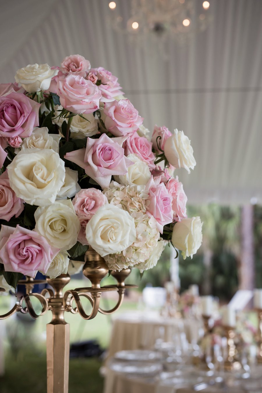 A Pink & White Classically Romantic Florida Wedding via TheELD.com