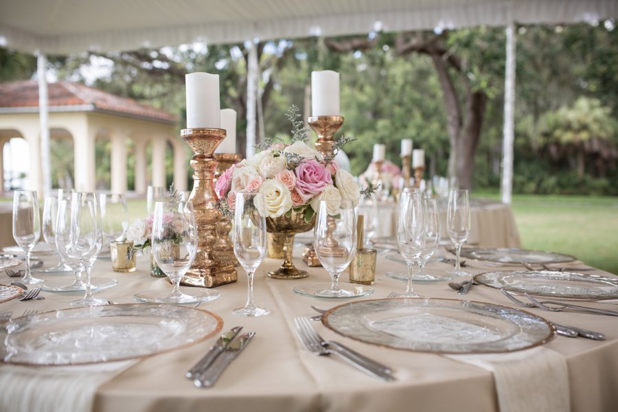 A Pink & White Classically Romantic Florida Wedding via TheELD.com