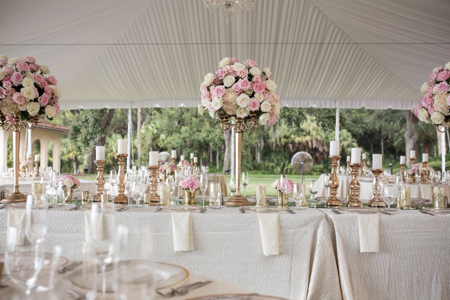 A Pink & White Classically Romantic Florida Wedding via TheELD.com