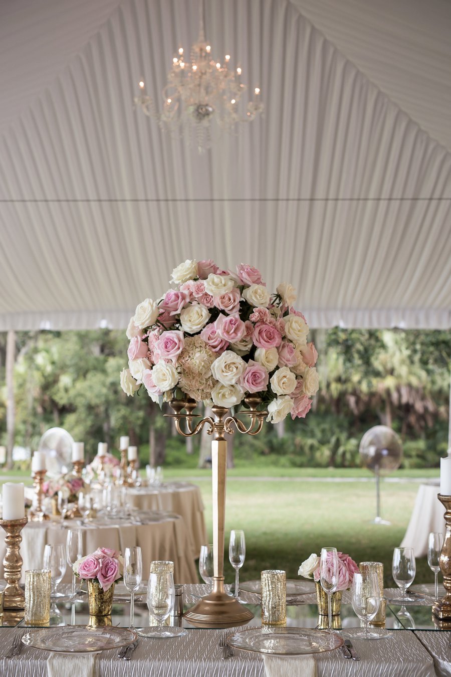 A Pink & White Classically Romantic Florida Wedding via TheELD.com