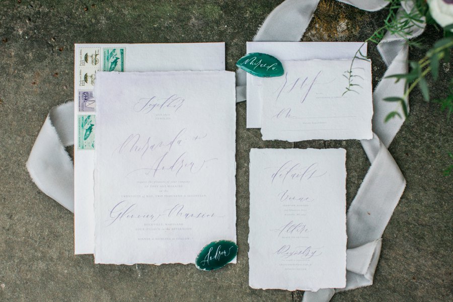 Organic Lavender and Green Tuscan Inspired Wedding Ideas via TheELD.com