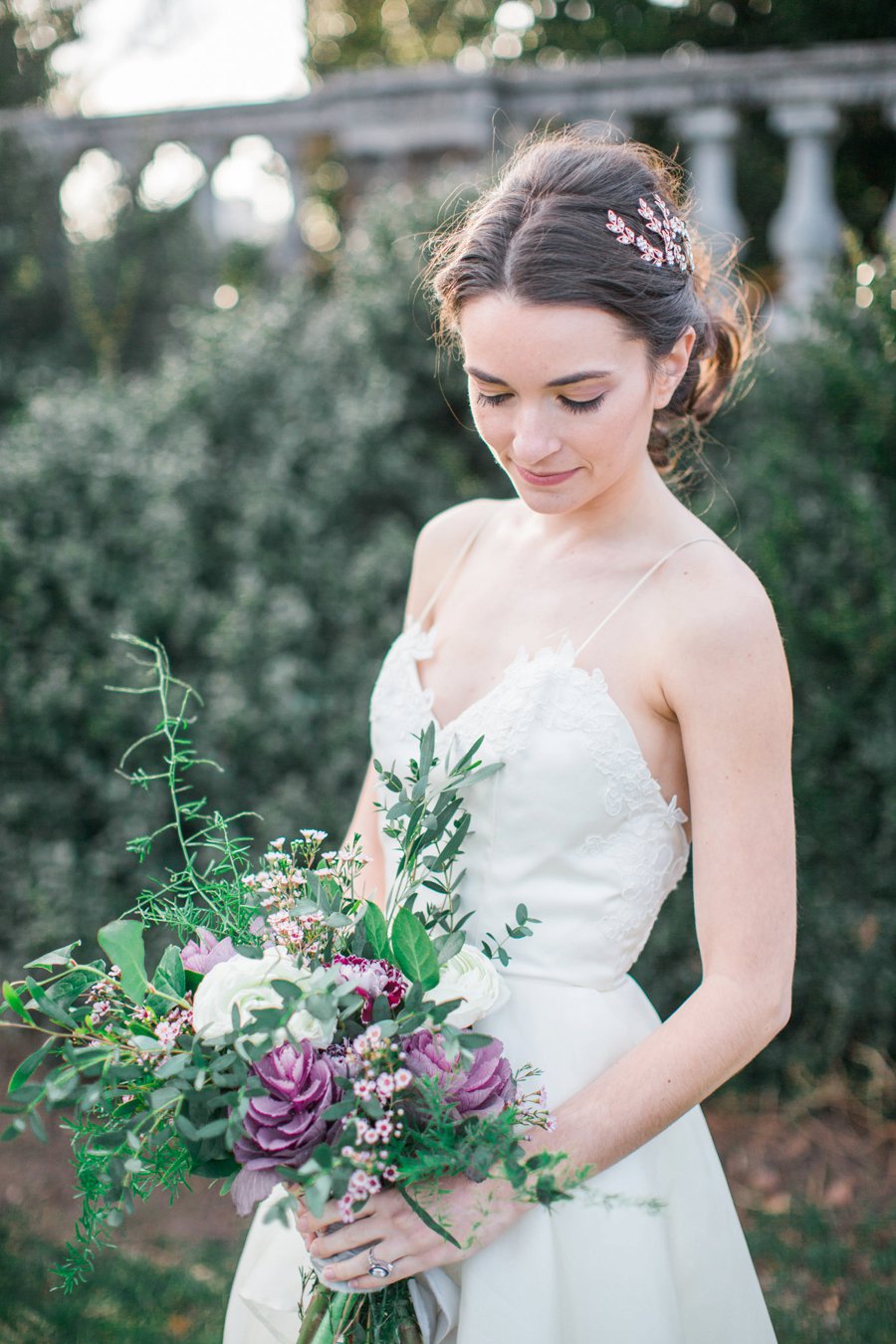 Organic Lavender and Green Tuscan Inspired Wedding Ideas via TheELD.com