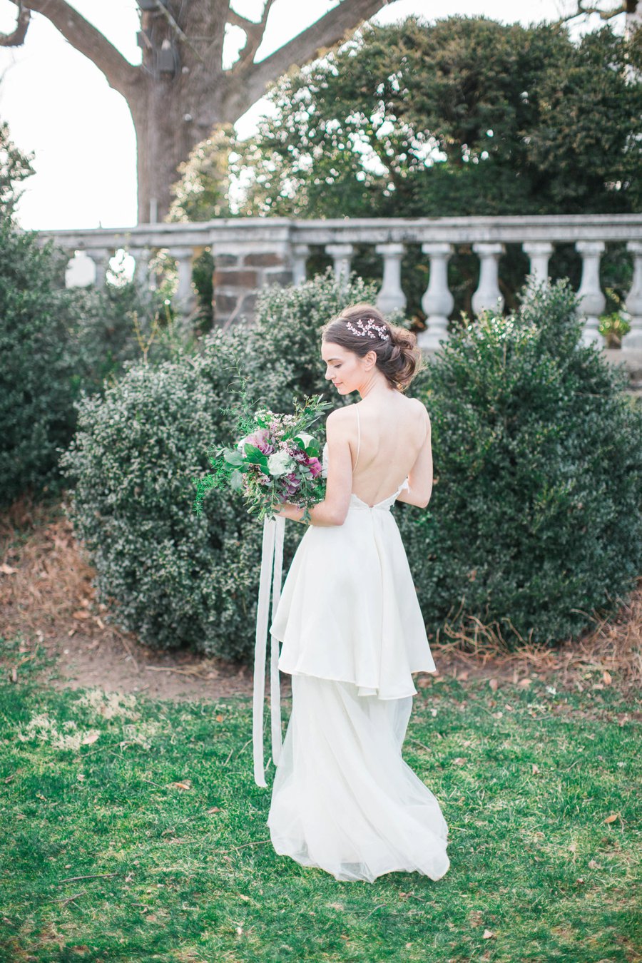 Organic Lavender and Green Tuscan Inspired Wedding Ideas via TheELD.com