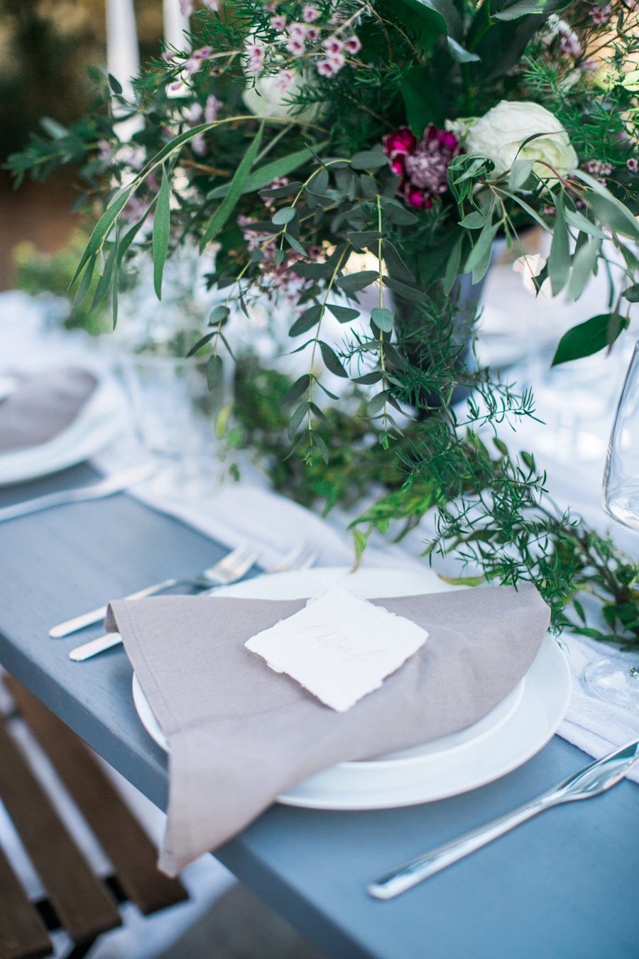 Organic Lavender and Green Tuscan Inspired Wedding Ideas via TheELD.com