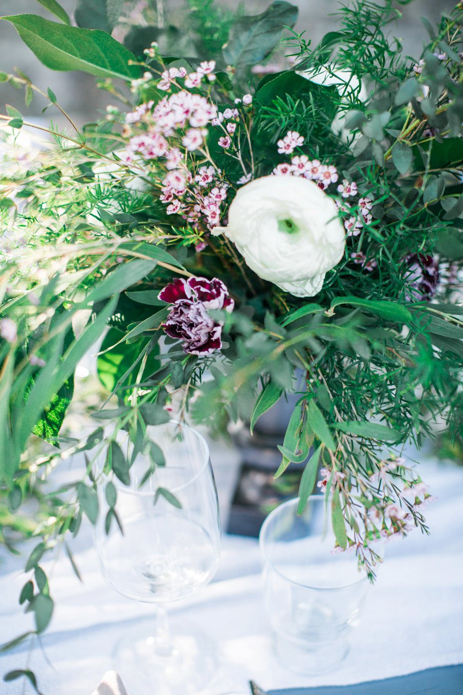 Organic Lavender and Green Tuscan Inspired Wedding Ideas via TheELD.com