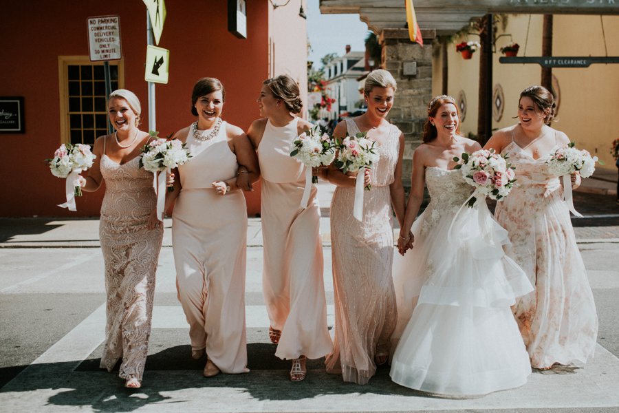 An Elegant Blush & White Black Tie Wedding In Florida via TheELD.com