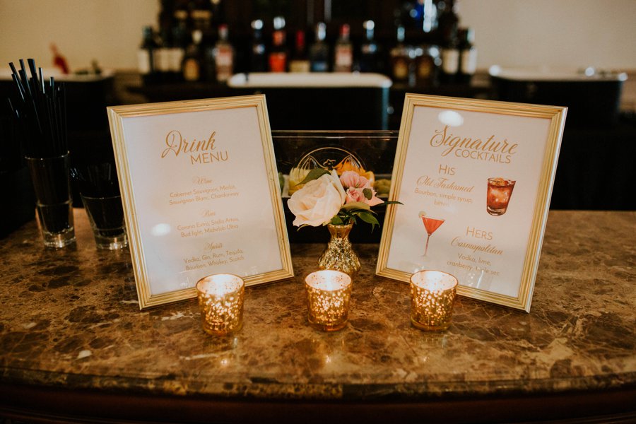 An Elegant Blush & White Black Tie Wedding In Florida via TheELD.com