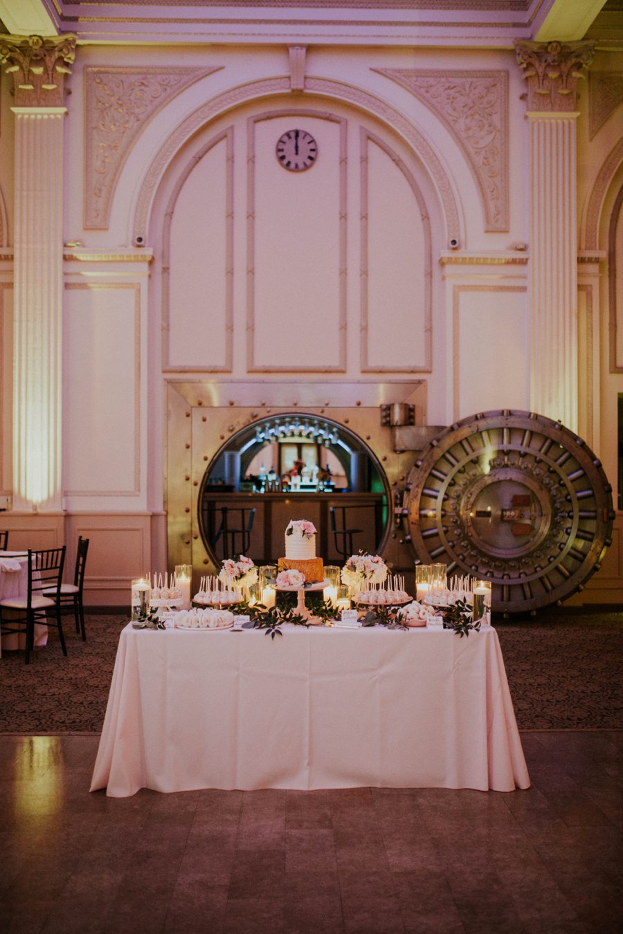 An Elegant Blush & White Black Tie Wedding In Florida via TheELD.com