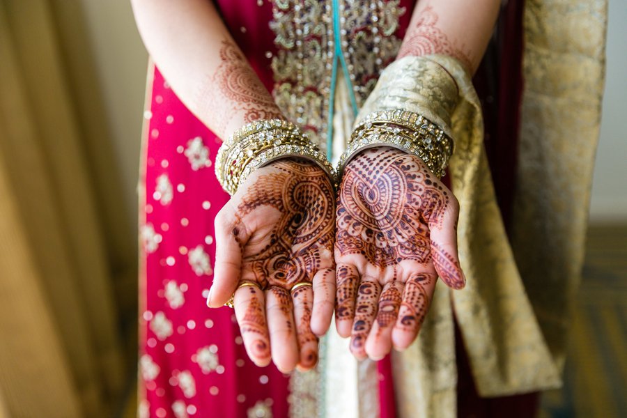 An Elegant Red & White Multi Cultural LA Wedding via TheELD.com