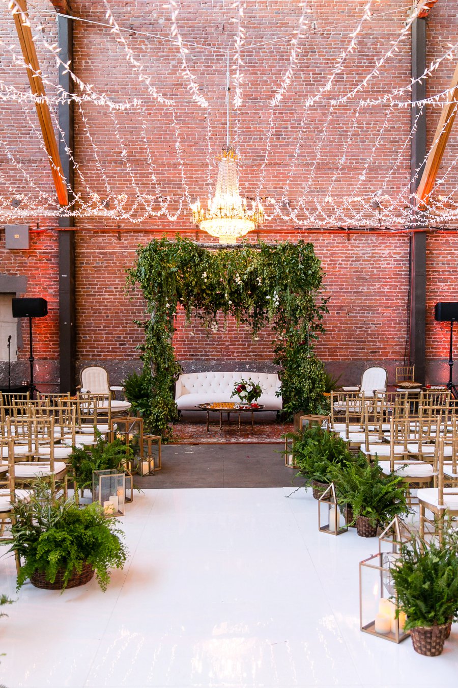 An Elegant Red & White Multi Cultural LA Wedding via TheELD.com