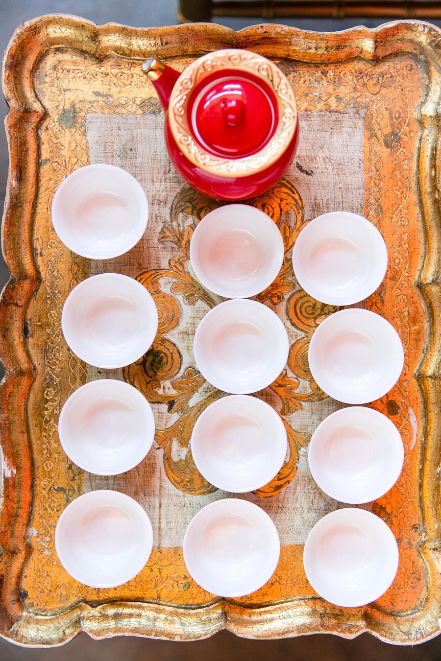 An Elegant Red & White Multi Cultural LA Wedding via TheELD.com