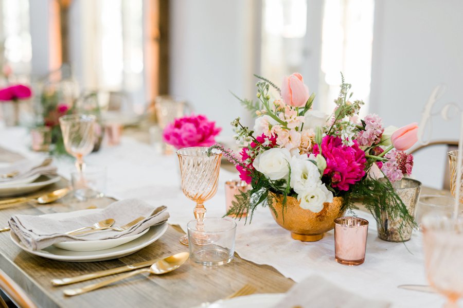 Pink & Peach Southern Wedding Ideas via TheELD.com