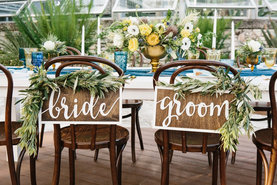 Eclectic Desert Inspired Yellow & Teal Wedding Ideas via TheELD.com