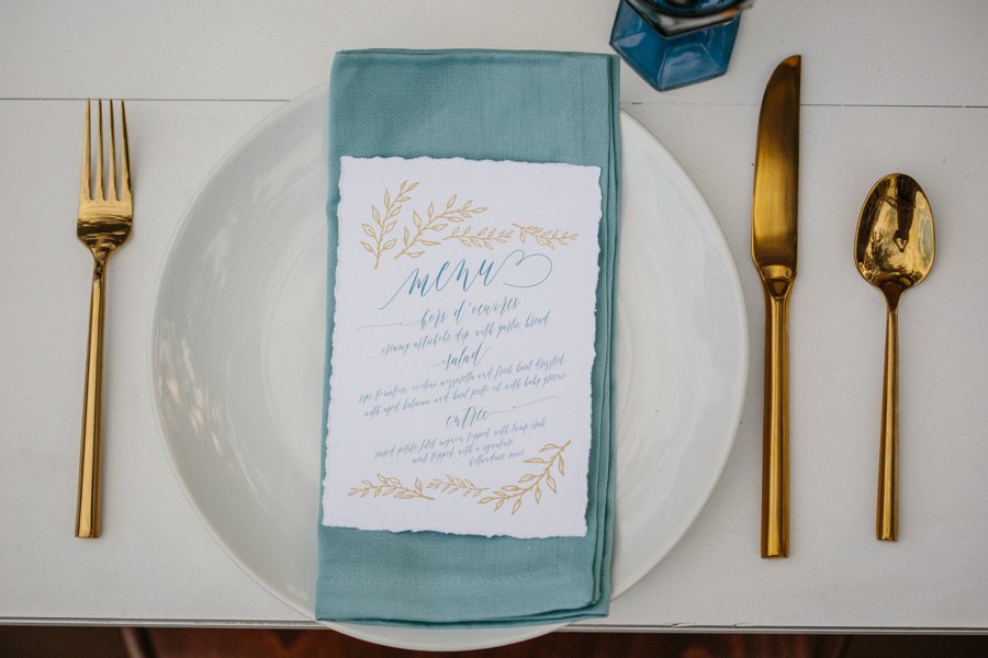 Eclectic Desert Inspired Yellow & Teal Wedding Ideas via TheELD.com