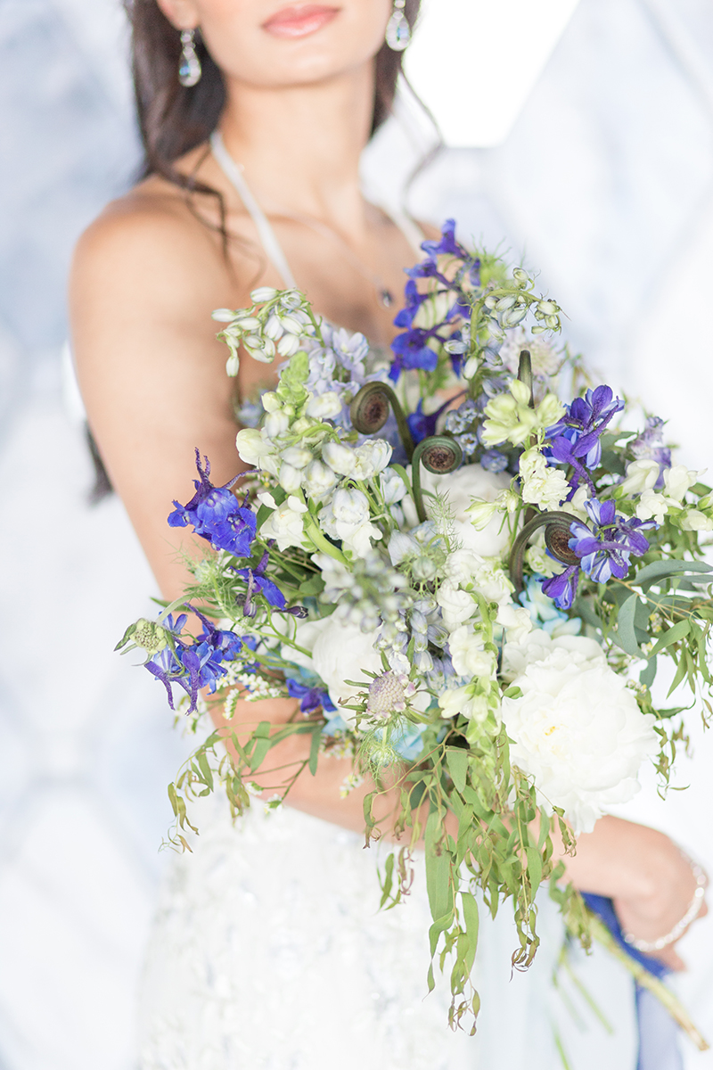 Modern Romantic Pale Blue Wedding Ideas via TheELD.com