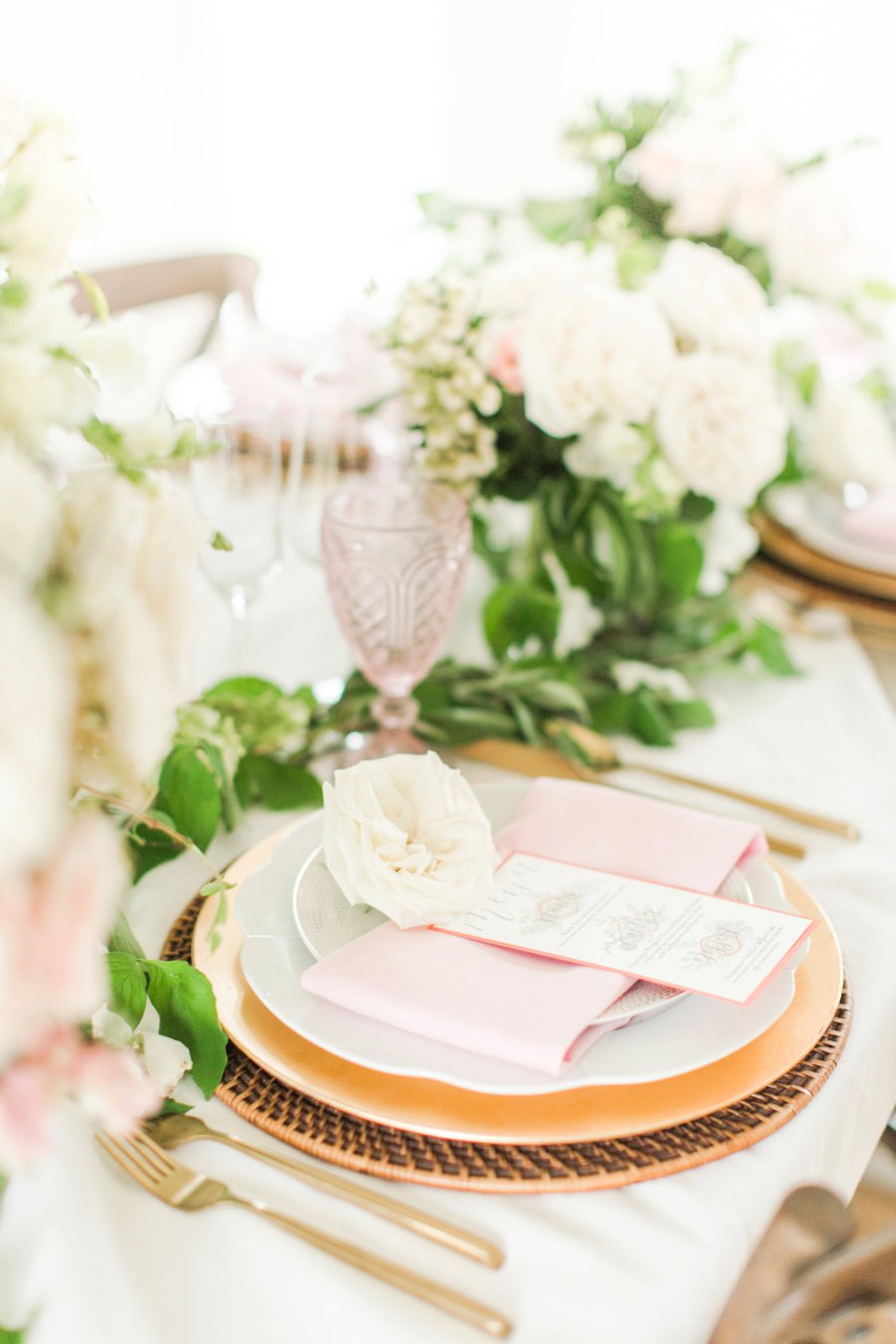 Pink & White Romantic Wedding Ideas via TheELD.com