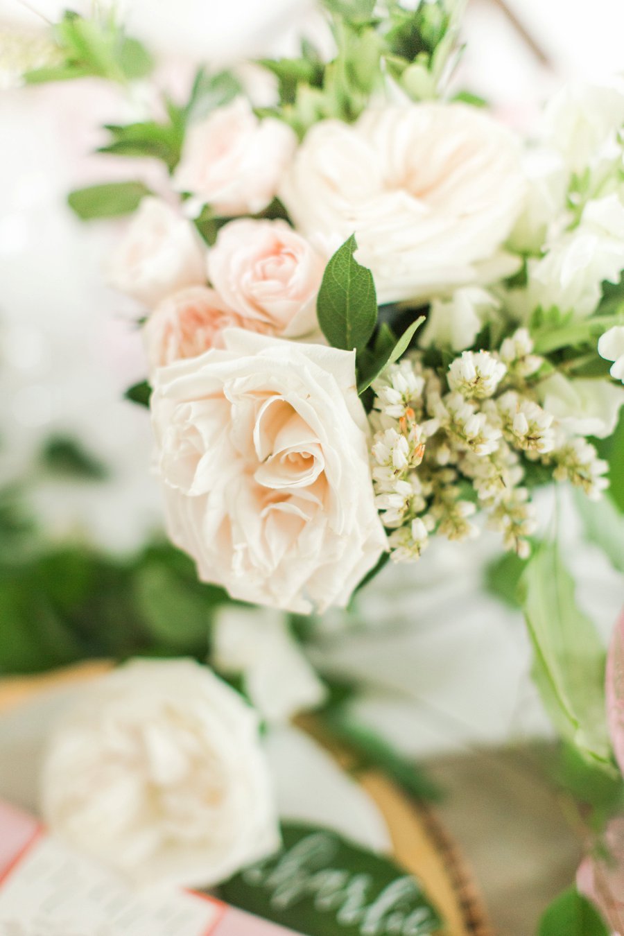 Pink & White Romantic Wedding Ideas via TheELD.com