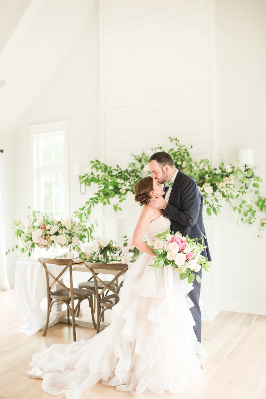 Pink & White Romantic Wedding Ideas via TheELD.com