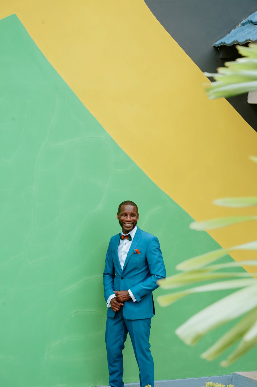 A Colorful Retro Jamaican Inspired Wedding via TheELD.com