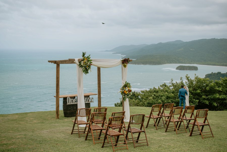 A Colorful Retro Jamaican Inspired Wedding via TheELD.com