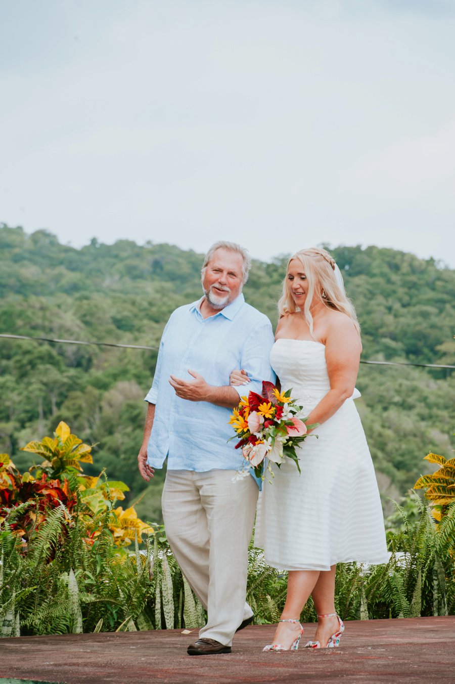 A Colorful Retro Jamaican Inspired Wedding via TheELD.com