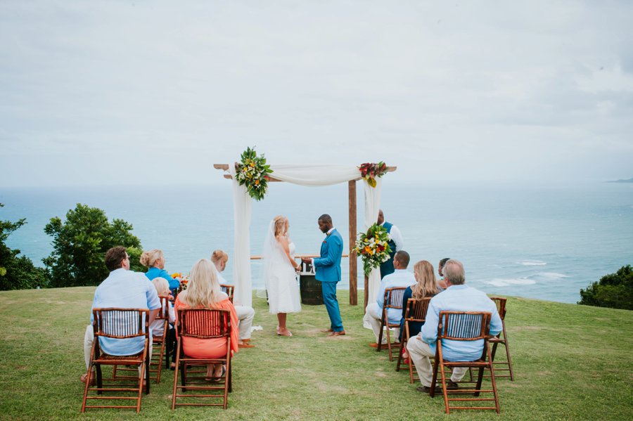 A Colorful Retro Jamaican Inspired Wedding via TheELD.com