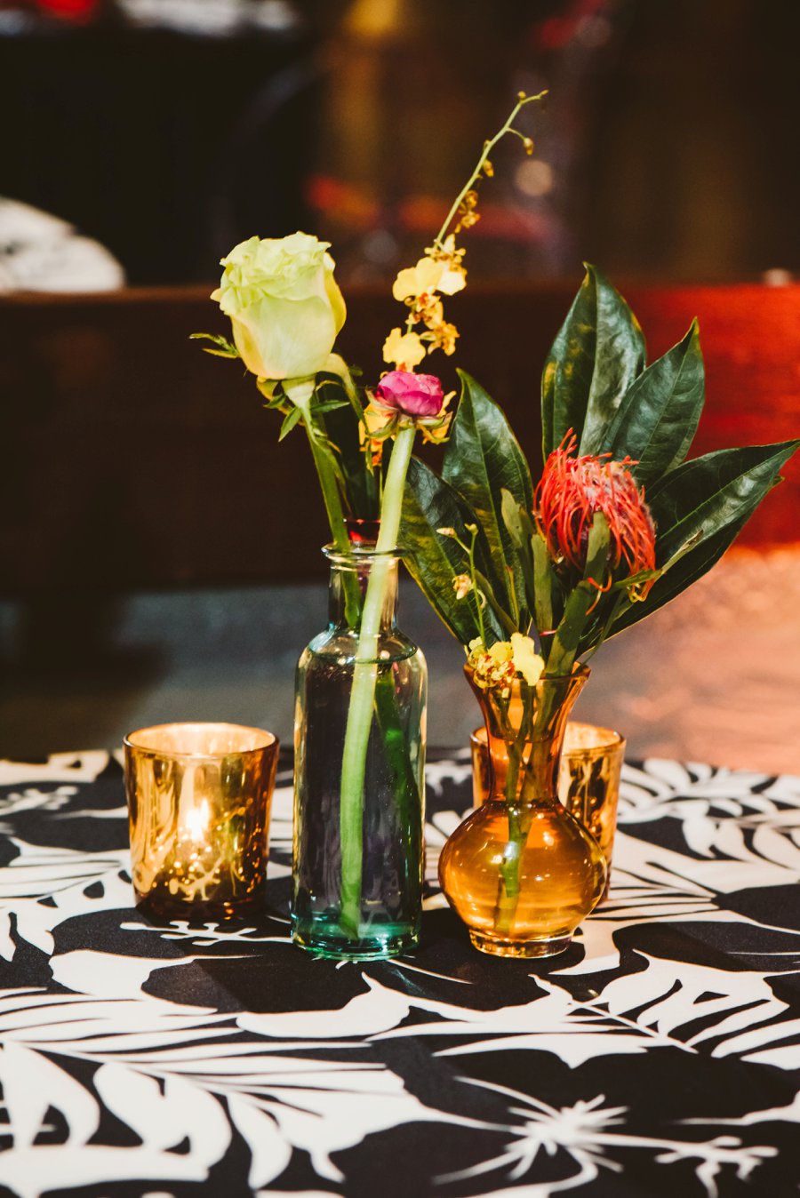 A Colorful Retro Jamaican Inspired Wedding via TheELD.com