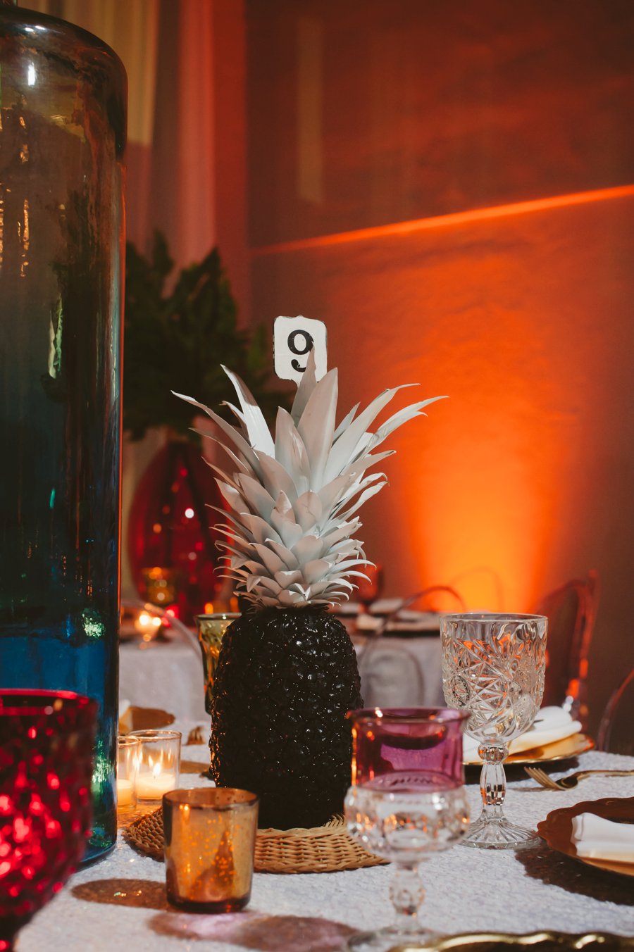 A Colorful Retro Jamaican Inspired Wedding via TheELD.com