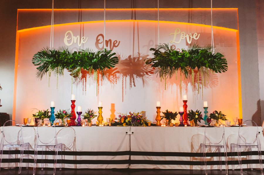 A Colorful Retro Jamaican Inspired Wedding via TheELD.com