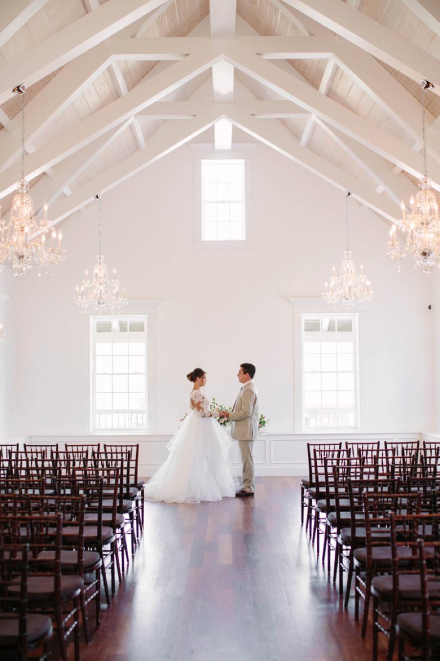 Elegant Floral Blue & Peach Wedding Ideas via TheELD.com