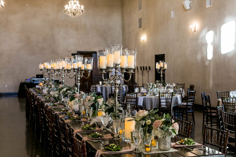 An Elegant Blush & Champagne Texas Destination Wedding via TheELD.com