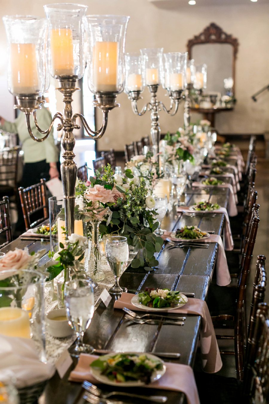 An Elegant Blush & Champagne Texas Destination Wedding via TheELD.com