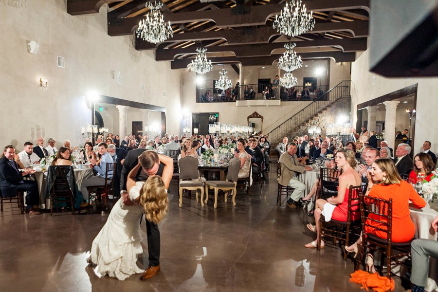 An Elegant Blush & Champagne Texas Destination Wedding via TheELD.com