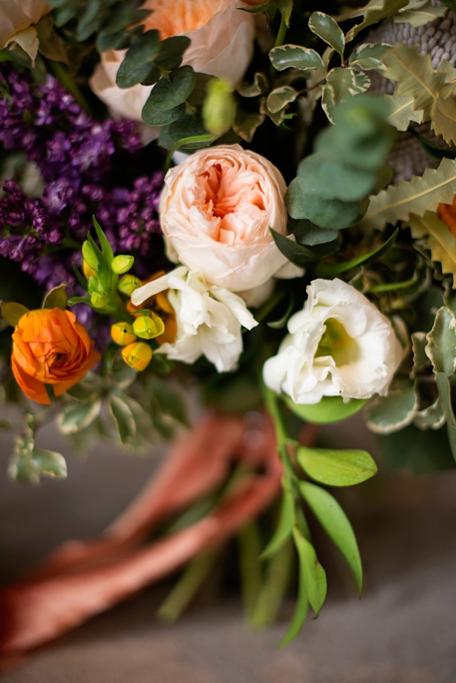 Modern Elegant Grey & Copper Wedding Ideas via TheELD.com