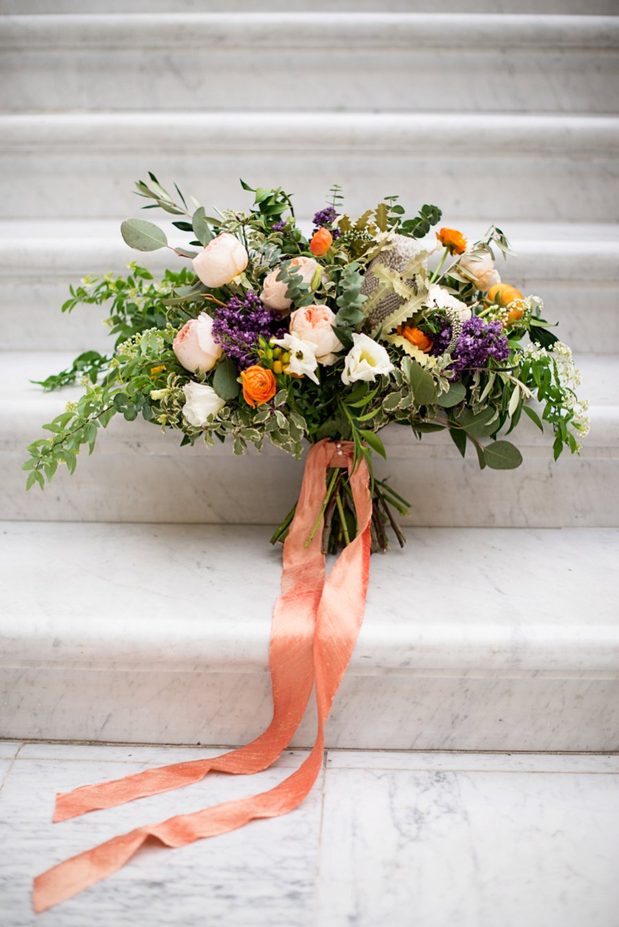 Modern Elegant Grey & Copper Wedding Ideas via TheELD.com
